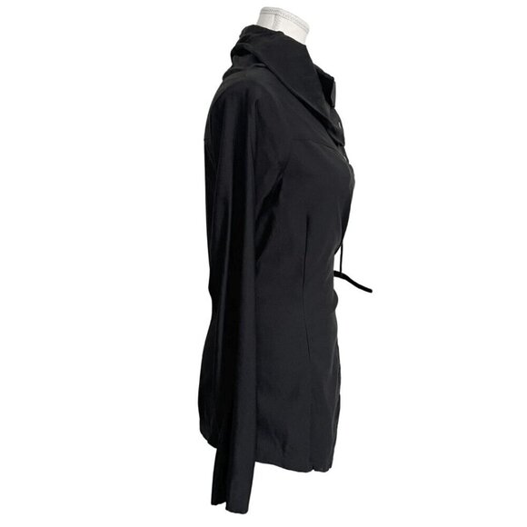 MELOW BY MELISSA BOLDUC ISABEAU HIGH NECK TIE WAIST JACKET IN BLACK - S - Picture 4 of 13